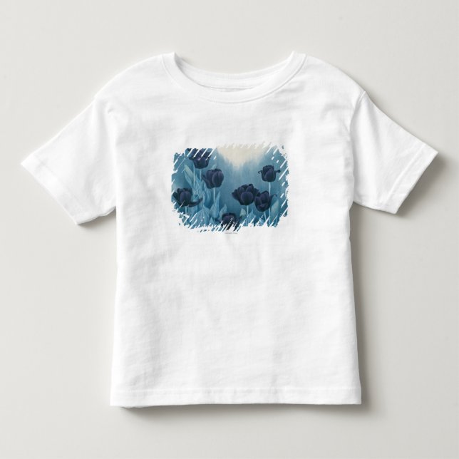 Dark Flowers Toddler T-Shirt (Front)