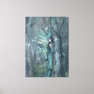 Dark Forest Fairy Mystical Fantasy Art Canvas Print