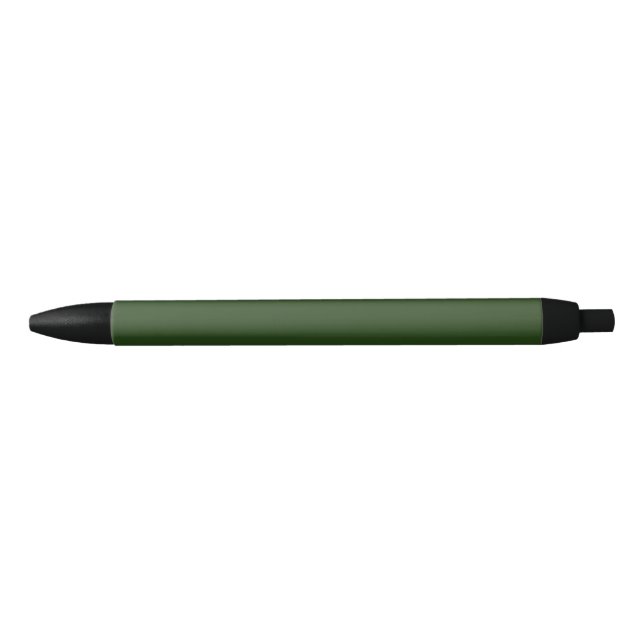 Dark Forest Green Black Ink Pen (Front)