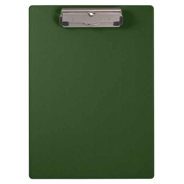 Dark Forest Green Clipboard (Front)