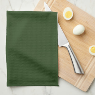 Dark Forest Green Tea Towel