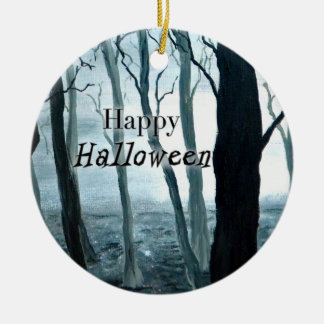 Dark Forest Halloween ornament