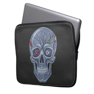 DARK FOREST SKULL LAPTOP SLEEVE