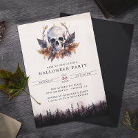 Dark Forest Skull Outdoor Backyard Halloween Party