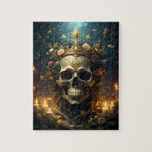 Dark Forest Skull Puzzle