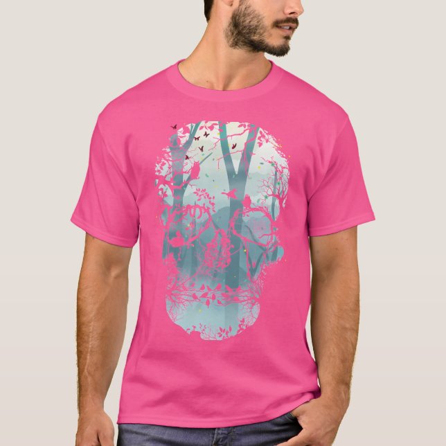 Dark Forest Skull T-Shirt (Front)
