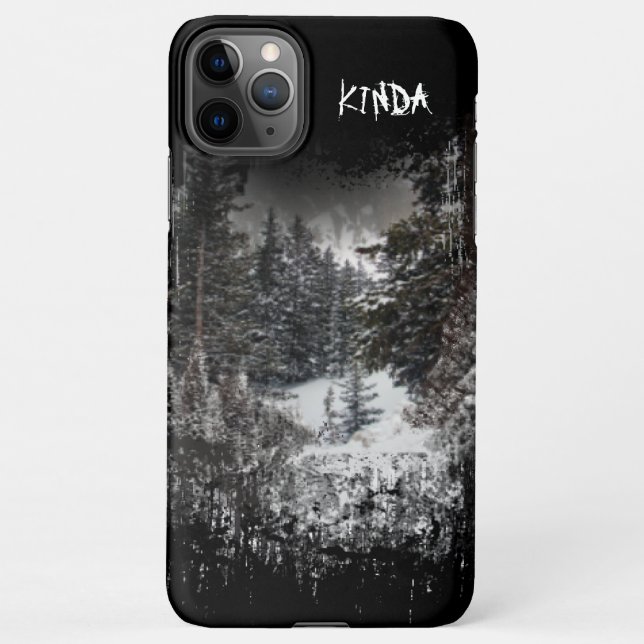 Dark Forest | Snowy Forest Phone Case (Back)