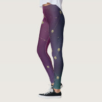 Dark Galaxy Constellation Faux Gold