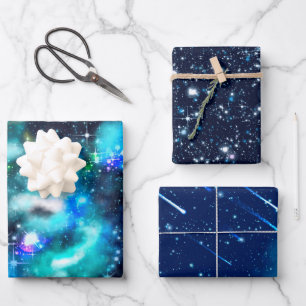 Dark Galaxy Stars Universe Wrapping Paper Sheet