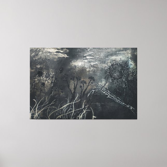 Dark Garden Canvas Print (Front)