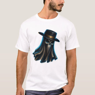 Dark Ghost Cowboy Hat T-Shirt