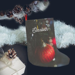 Dark glamour Christmas ornaments  Small Christmas Stocking