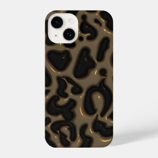Dark Glossy Marble Aesthetic iPhone 14 Case