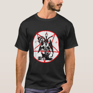 Dark Goat Baphomet Satanic Lucifer Beelzebub T-Shirt