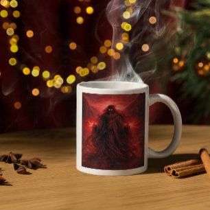 Dark God Symbol Gothic Fantasy  Two-Tone Coffee Mug