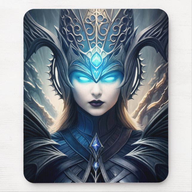 Dark Goddess of The Twilight, Patron of Heroes Mouse Mat (Front)