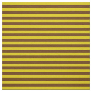 Dark gold, Coco brown stipe, stripes Fabric