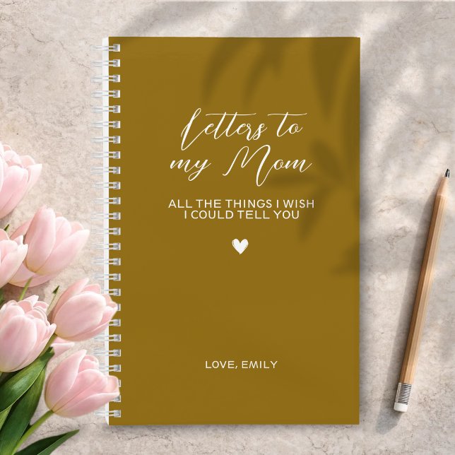 Dark Gold Grief Journal for Loss of Mother (Creator Uploaded)