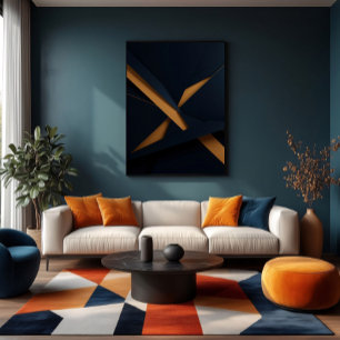 Dark Gold Luxury Poster