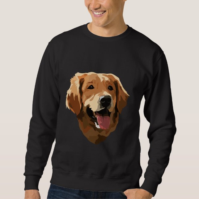 Dark Golden Labrador Retriever Sweatshirt (Front)