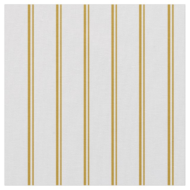 Dark Goldenrod & Lavender Pattern of Stripes Fabric (Close Up)