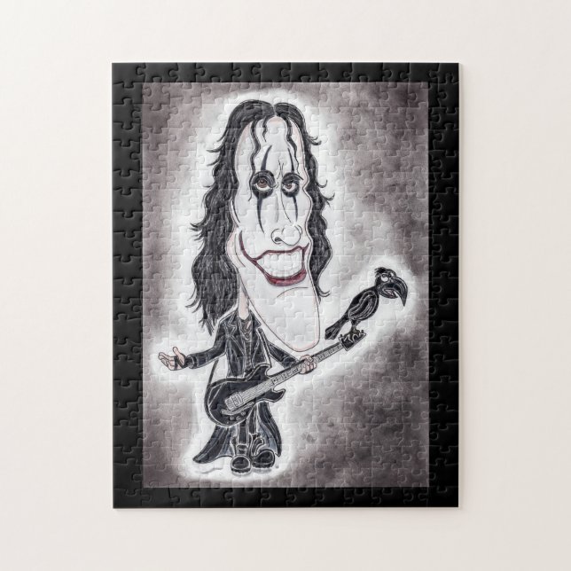 Dark Goth Legend Movie Caricature Drawing Puzzle (Vertical)