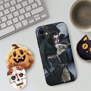 Dark Gothic Angel Death Sugar Skull Fantasy iPhone 11 Case