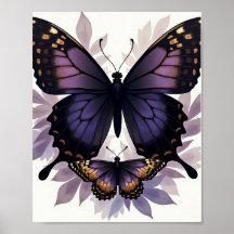 Dark Gothic Butterflies and Moths