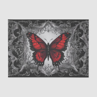 Dark Gothic Butterfly Decoupage Tissue Paper