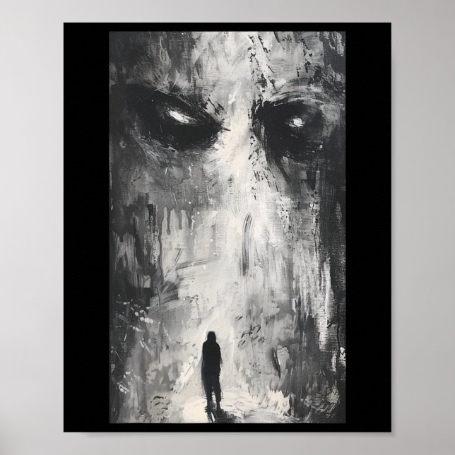 Dark Gothic Demon Path Horror Art Evil Grunge Goth Poster (Front)