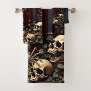 Dark Gothic Elegance. Stunning archway  Bath Towel Set