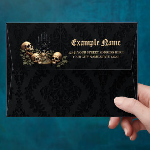 Dark Gothic Elegance. Stunning archway Envelope