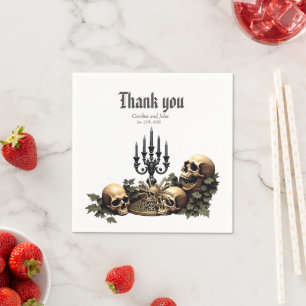Dark Gothic Elegance. Stunning archway Napkin