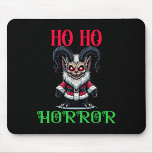 Dark Gothic Festive Vibes Ho Ho Horror Krampus Chr Mouse Mat