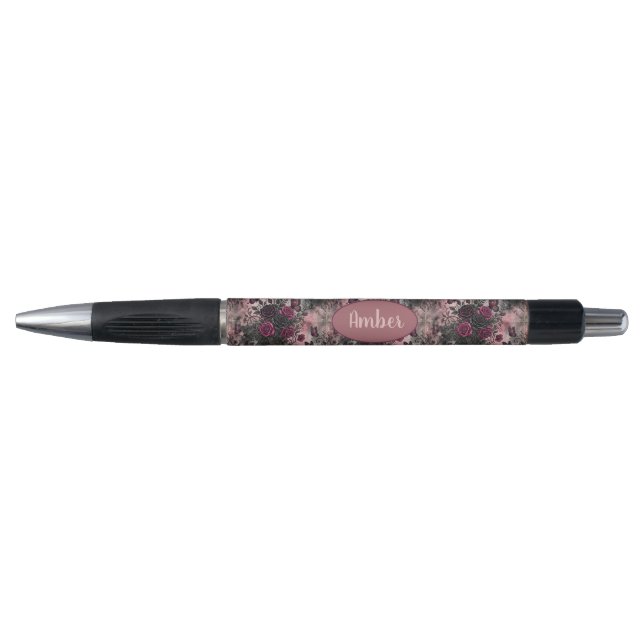 Dark Gothic Floral & Butterfly Pattern  (Front)