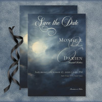 Dark Gothic Full Moon Night Sky Wedding