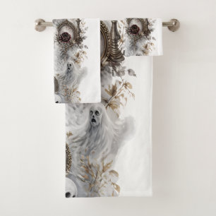 Dark Gothic Ghost Towel Set