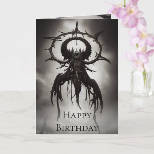 Dark Gothic Horror Art: Dark Omen Card