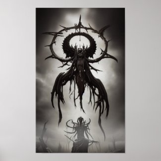 Dark Gothic Horror Art: Dark Omen