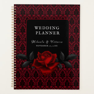 Dark Gothic Rose Wedding Planner