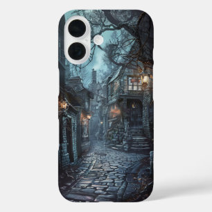 Dark Gothic Street iPhone 16 Case