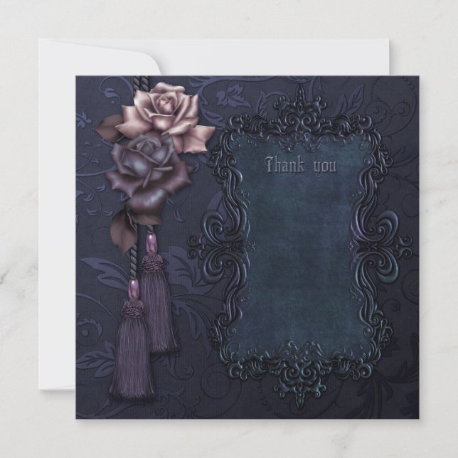Dark Gothic Thank you card (Front)
