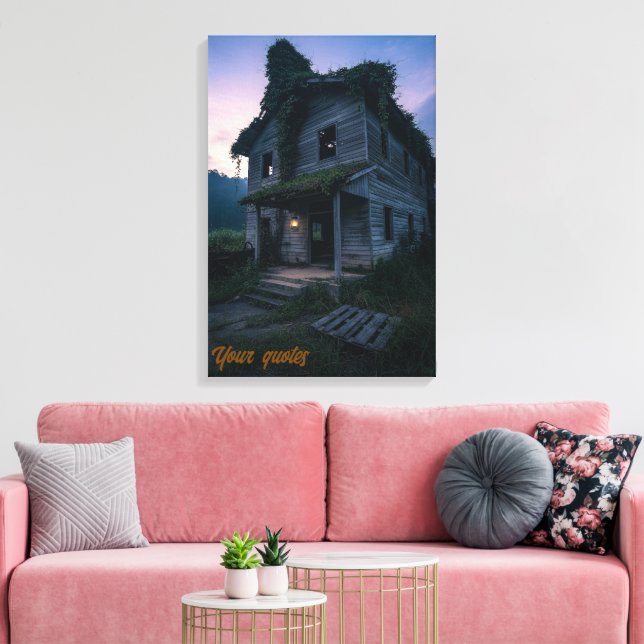 Dark Gothic Twilight Horror  Canvas Print (Insitu(LivingRoom))
