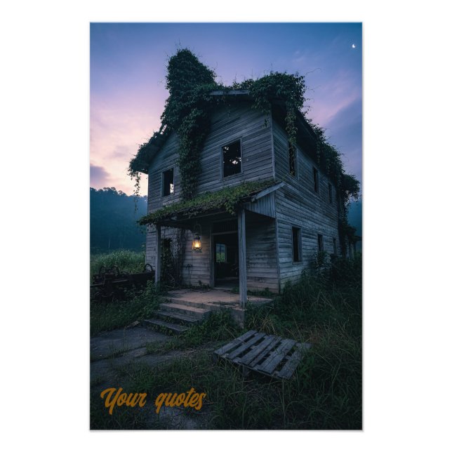 Dark Gothic Twilight Horror  Photo Print (Front)