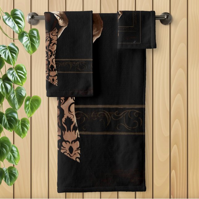 Dark Gothic Vampire Blood Werewolf Love Fantasy Bath Towel Set (Creator Uploaded)
