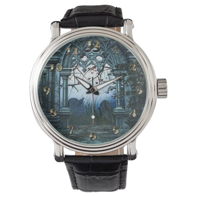 Dark Graveyard Background Watch (Front)