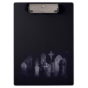 Dark Graveyard Clipboard