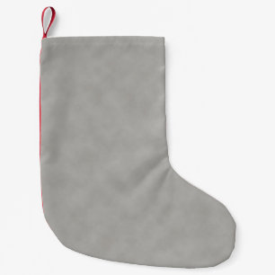 Dark Gray Parchment Texture Background Small Christmas Stocking