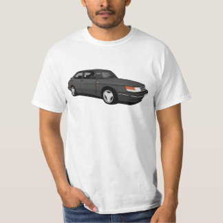 Dark gray SAAB 900 Turbo 16 Aero Coupé T-Shirt