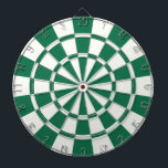 Dark Green And White Dartboard<br><div class="desc">Dark Green And White Dart Board</div>